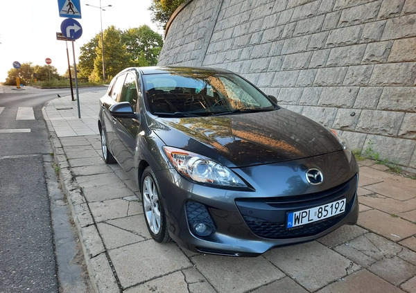 Mazda 3 cena 29900 przebieg: 64400, rok produkcji 2012 z Płock małe 301